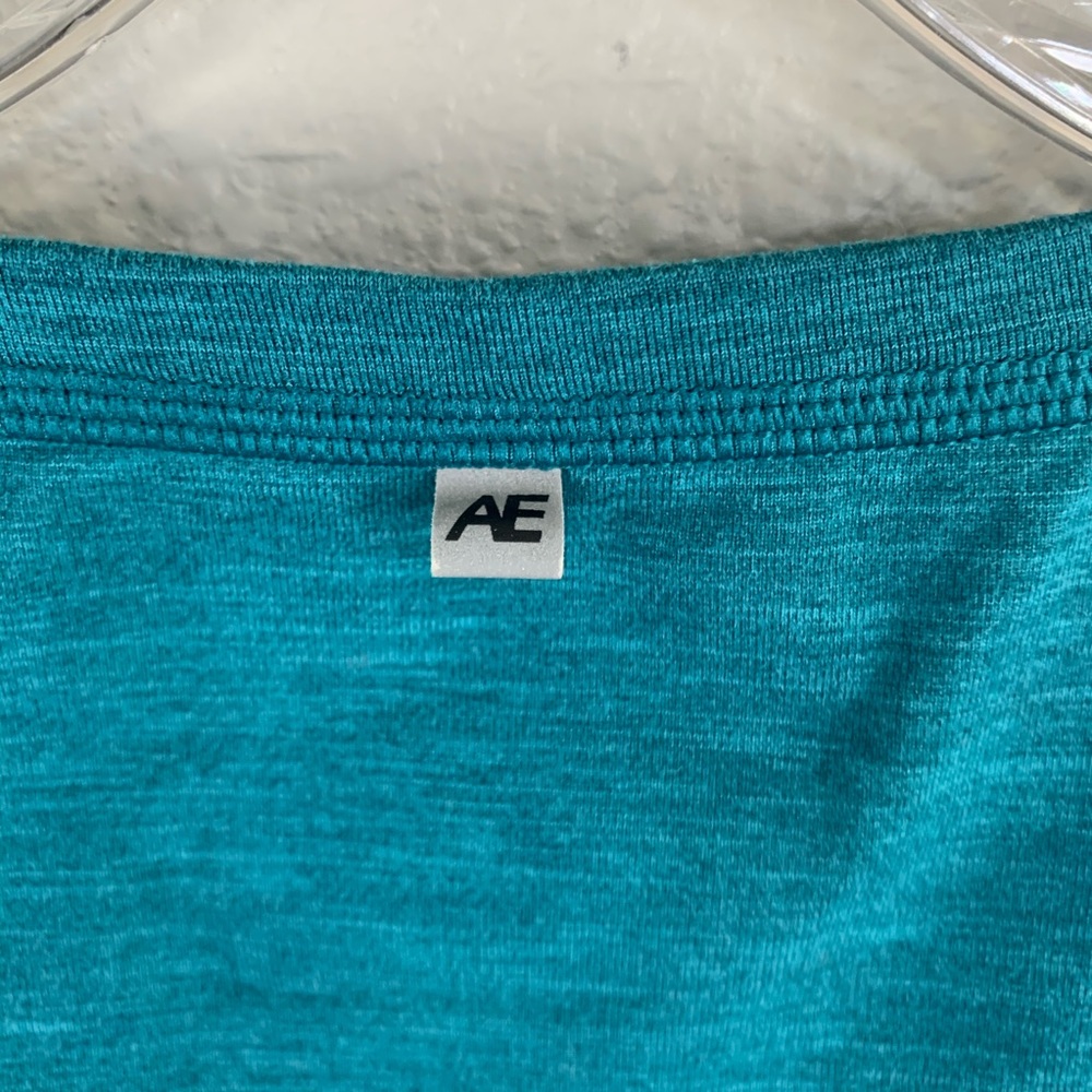SOLD**  American Eagle Teal Green Flex Tee - Picture 5 of 8